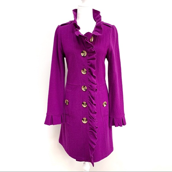 luii wool ruffle jacket